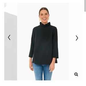 NWT Tuckernuck Black Faye Blouse
